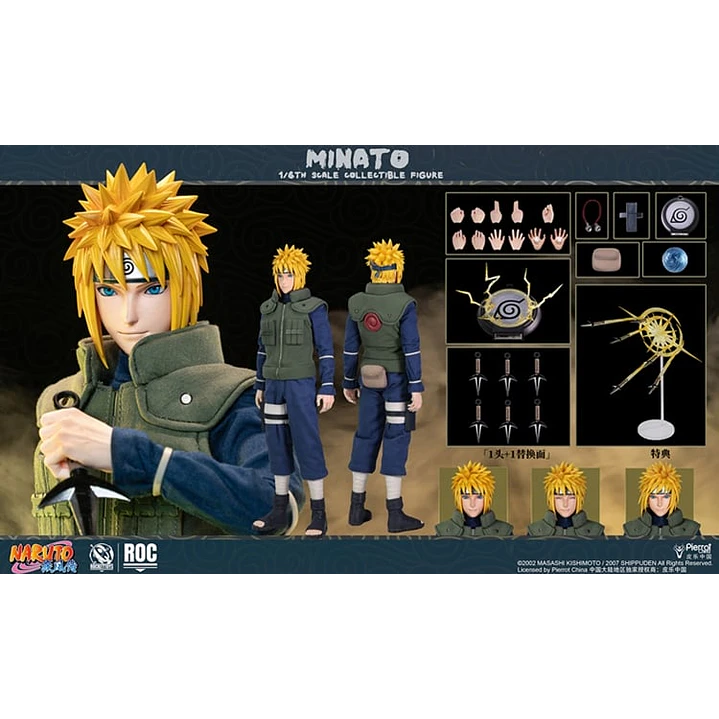 (Pre-Venta) Minato Namikaze (Yellow Flash Ver.) Rocket Toys - Naruto 16