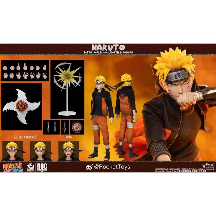 (Pre-Venta) Naruto Uzumaki (Damage Ver.) Rocket Toys - Naruto 12