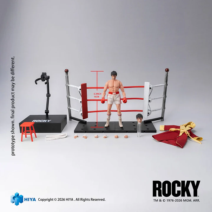 (Pre-Venta) Rocky Balboa Hiya Toys Exquisite Super Series - Rocky 8
