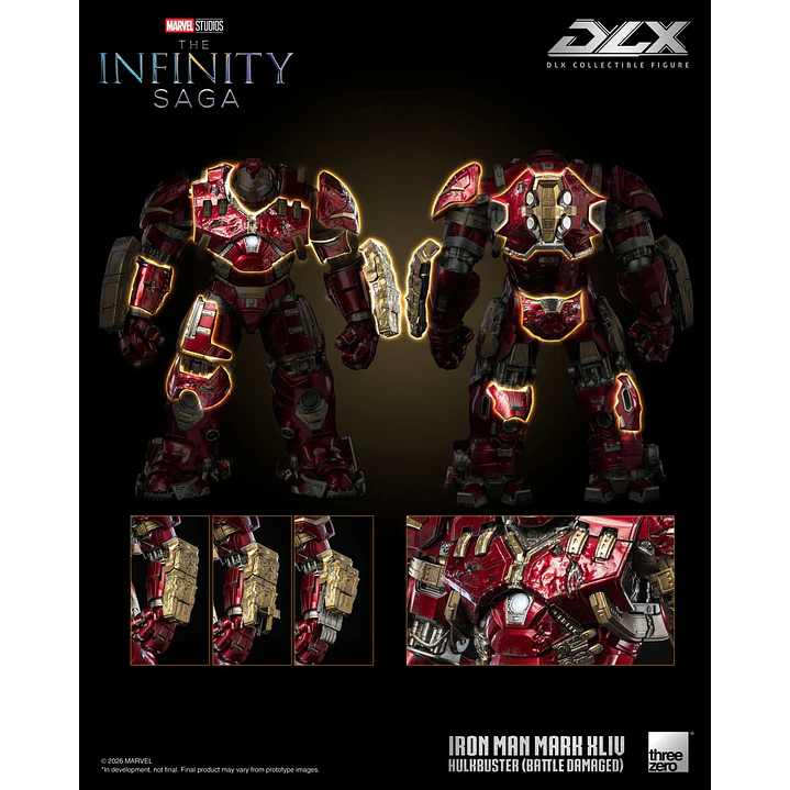 (Pre-Venta) Iron Man Mk.44 (Hulkbuster) - Battle Damage Ver. Threezero - Marvel Studio's The Infinity Saga 5