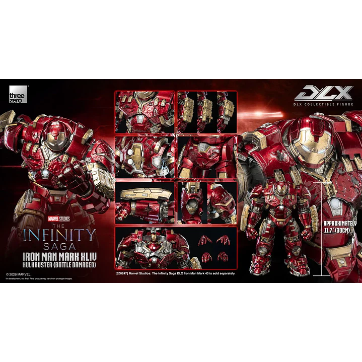 (Pre-Venta) Iron Man Mk.44 (Hulkbuster) - Battle Damage Ver. Threezero - Marvel Studio's The Infinity Saga 3