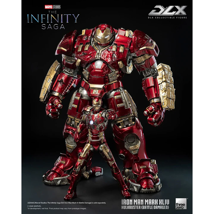 (Pre-Venta) Iron Man Mk.44 (Hulkbuster) - Battle Damage Ver. Threezero - Marvel Studio's The Infinity Saga 14