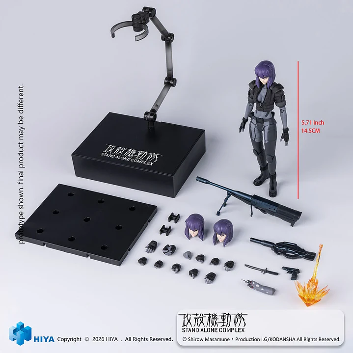 (Pre-Venta) Motoko Kusanagi Hiya Toys Exquisite Super Series - Ghost in the Shell 2