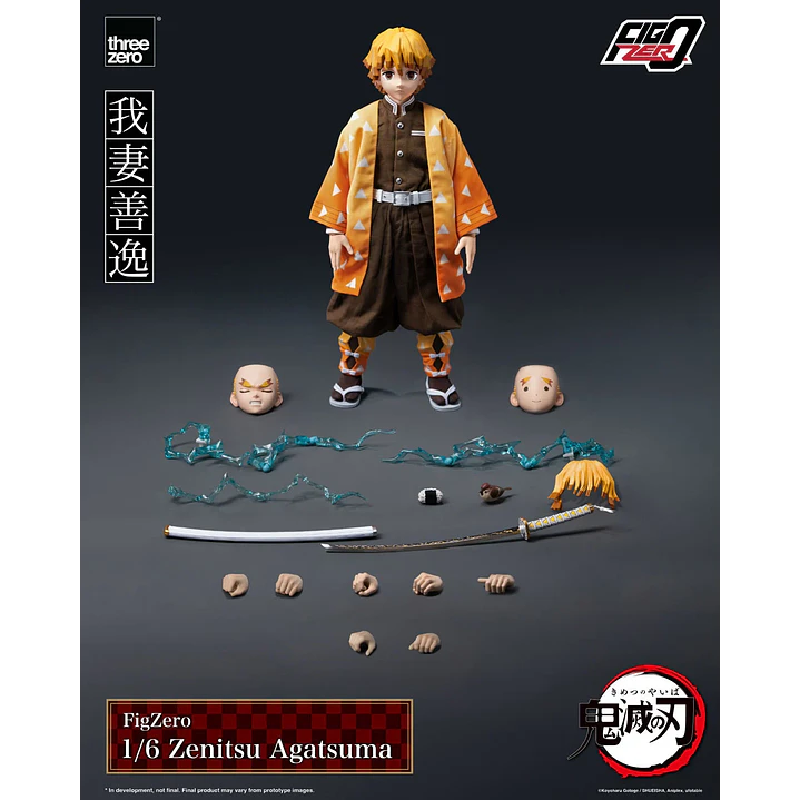 (Pre-Venta) Zenitsu Agatsuma Threezero - Kimetsu no Yaiba 3