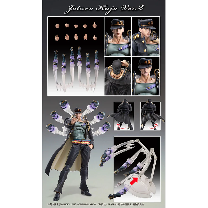 (Pre-Venta) Jotaro Kujo Super Action Statue - JoJo’s Bizarre Adventure Stardust Crusaders 11