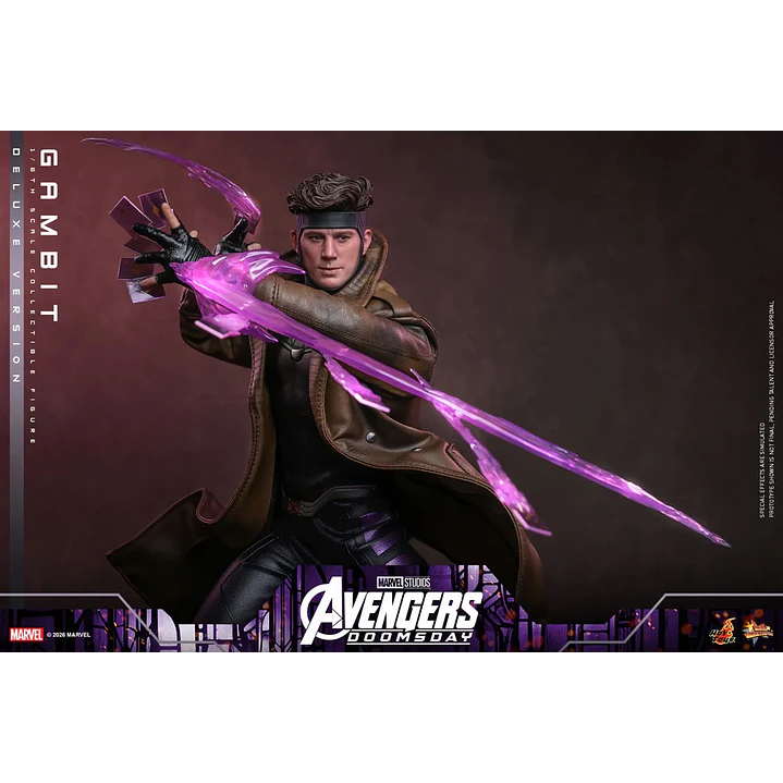 (Pre-Venta) Gambit Hot Toys Deluxe - Avengers Doomsday 2