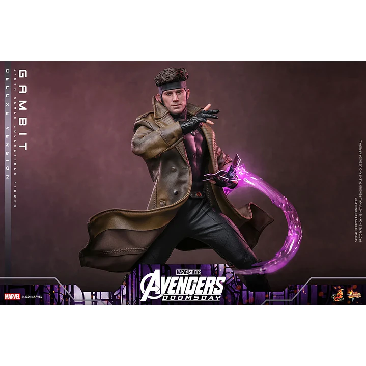 (Pre-Venta) Gambit Hot Toys Deluxe - Avengers Doomsday 3