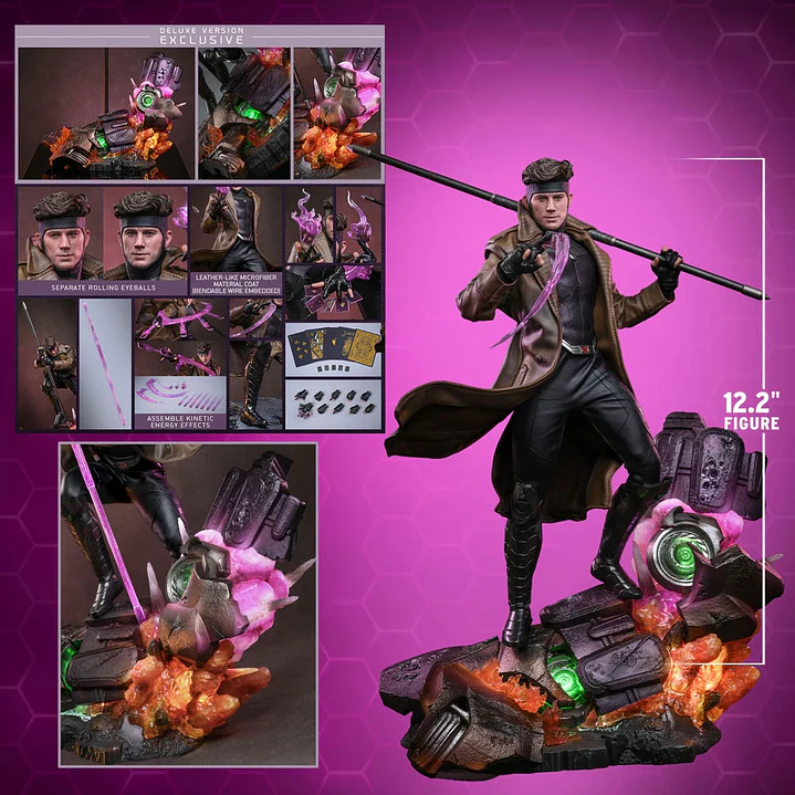 (Pre-Venta) Gambit Hot Toys Deluxe - Avengers Doomsday 10
