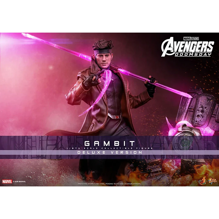 (Pre-Venta) Gambit Hot Toys Deluxe - Avengers Doomsday 12