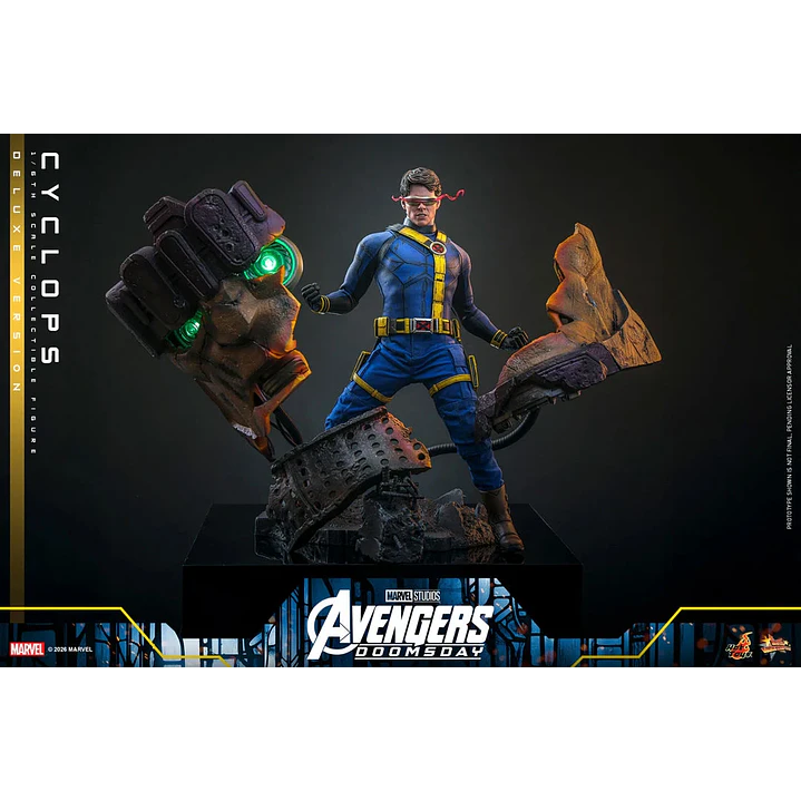 (Pre-Venta) Cyclops Hot Toys Deluxe - Avengers Doomsday 3