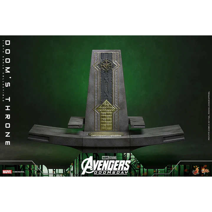 (Pre-Venta) Doom's Throne Accessory Collection Hot Toys - Avengers Doomsday 2