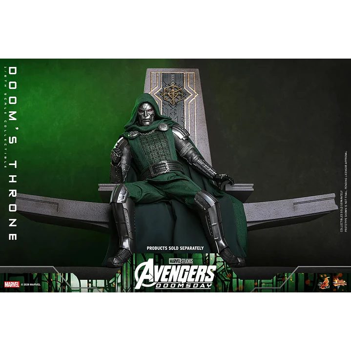 (Pre-Venta) Doom's Throne Accessory Collection Hot Toys - Avengers Doomsday 4