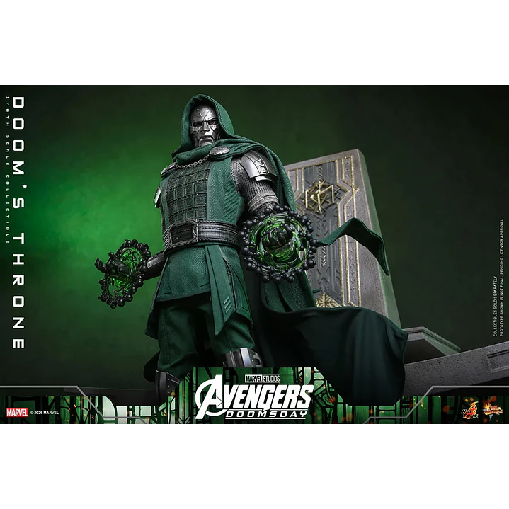 (Pre-Venta) Doom's Throne Accessory Collection Hot Toys - Avengers Doomsday 5