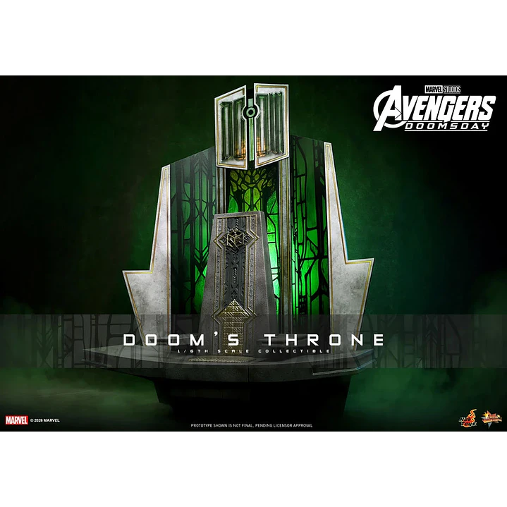 (Pre-Venta) Doom's Throne Accessory Collection Hot Toys - Avengers Doomsday 8