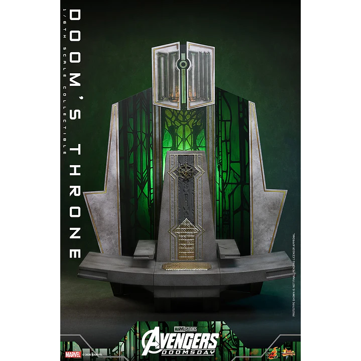 (Pre-Venta) Doom's Throne Accessory Collection Hot Toys - Avengers Doomsday 9