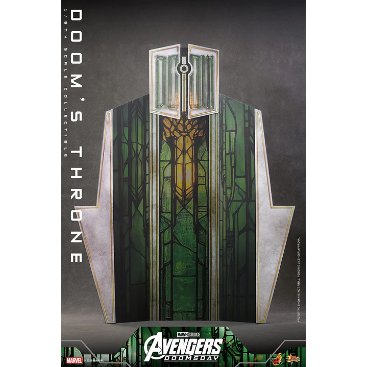 (Pre-Venta) Doom's Throne Accessory Collection Hot Toys - Avengers Doomsday 10