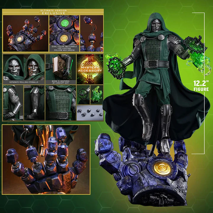 (Pre-Venta) Doctor Doom Hot Toys Deluxe - Avengers Doomsday 2