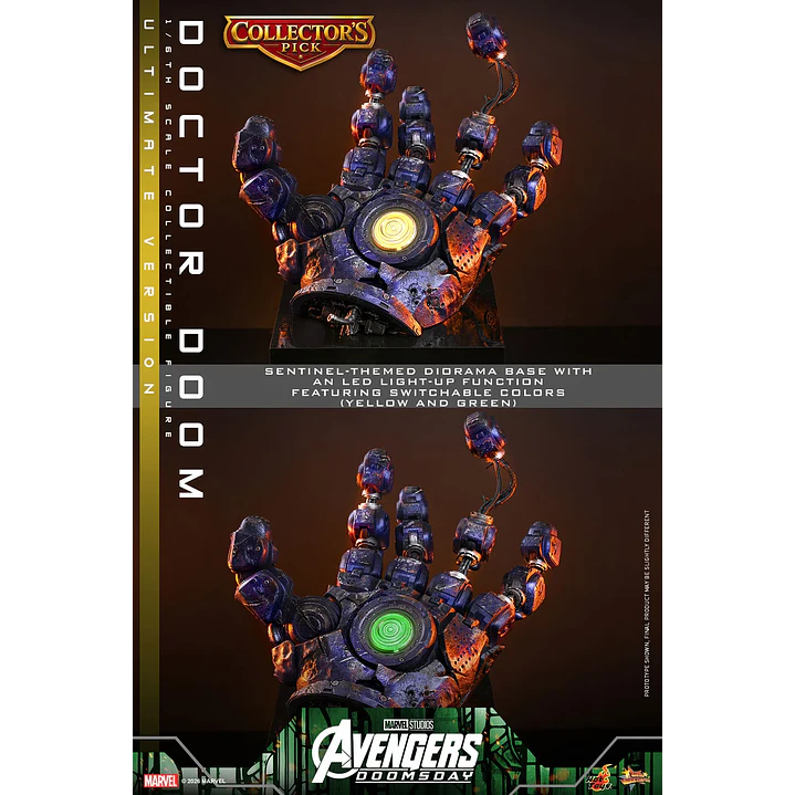 (Pre-Venta) Doctor Doom Hot Toys Deluxe - Avengers Doomsday 12