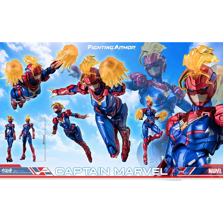 (Pre-Venta) Captain Marvel Fighting Armor Sentinel - Marvel 8