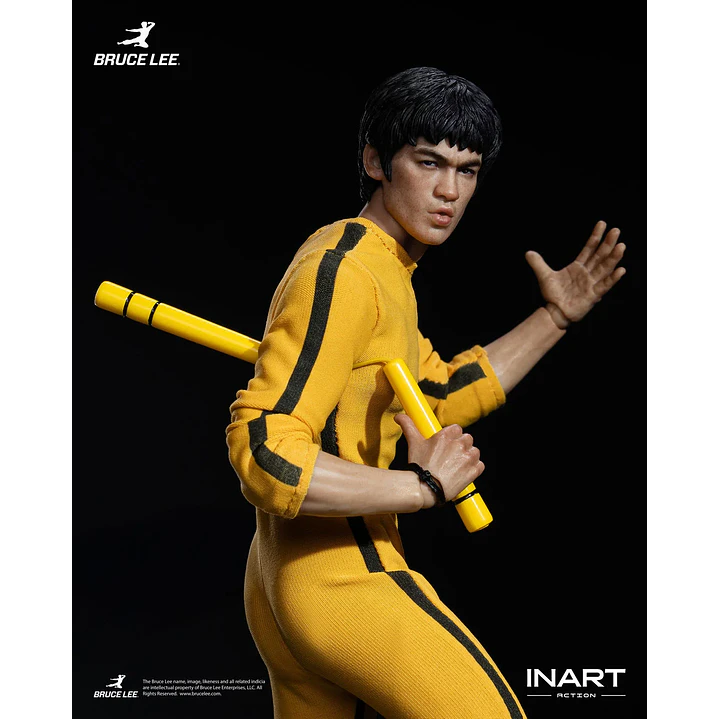 (Pre-Venta) Bruce Lee Yellow Jumpsuit Ver. INART - Bruce Lee 15