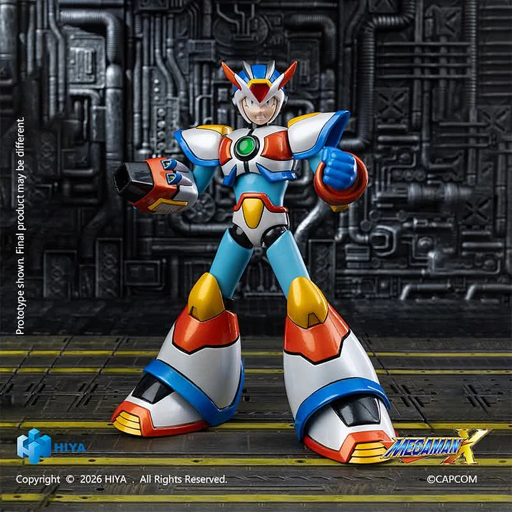 (Pre-Venta) Mega Man X Max Armor Hiya Toys - Mega Man 11