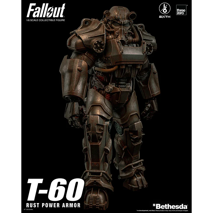 (Pre-Venta) T-60 Rust Power Armor Threezero - Fallout 4