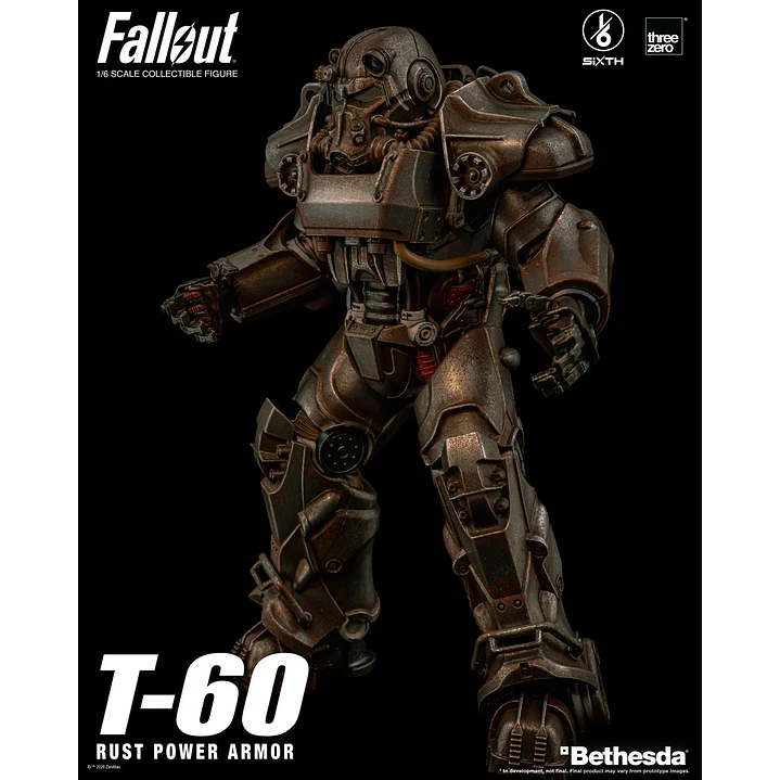 (Pre-Venta) T-60 Rust Power Armor Threezero - Fallout 6