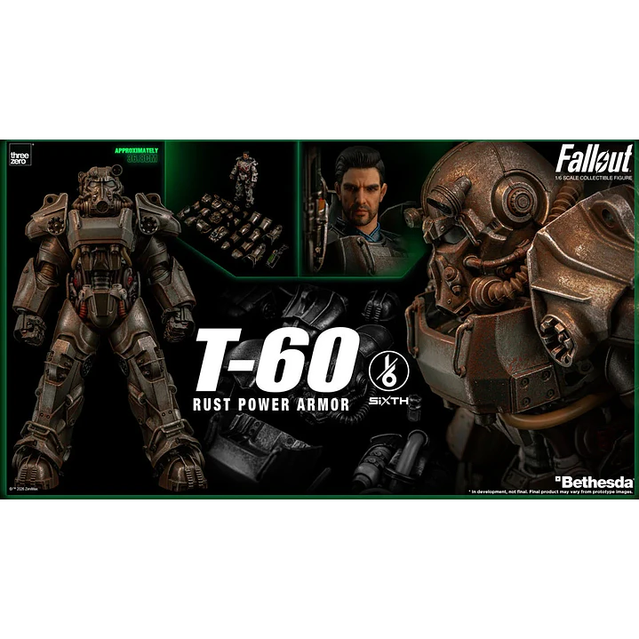 (Pre-Venta) T-60 Rust Power Armor Threezero - Fallout 2