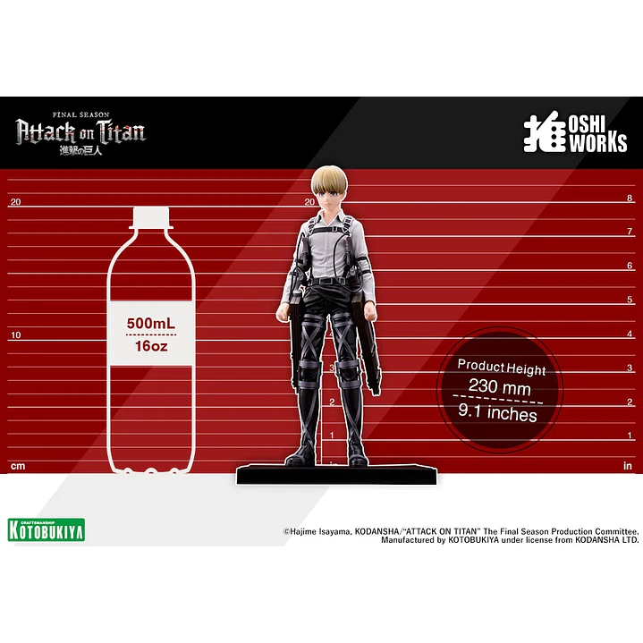 (Pre-Venta) Armin Arlert (The Final Season Ver.) Oshi Works Kotobukiya - Shingeki no Kyojin 10