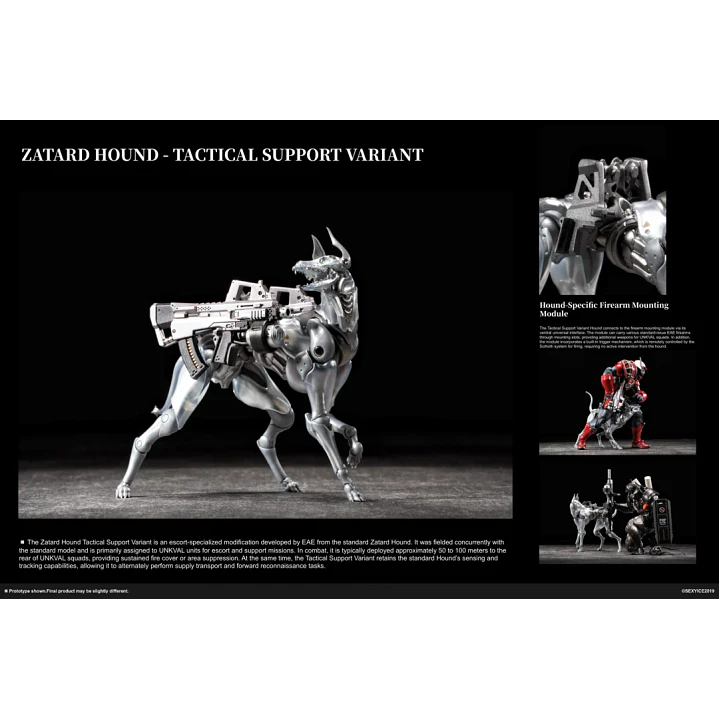 (Pre-Venta) Canine Bioweapon Zatard Hound - Tactical Support Type Action Figure (Limited Edition) SEXYICE - PURE.iCE x Vermin Series 14
