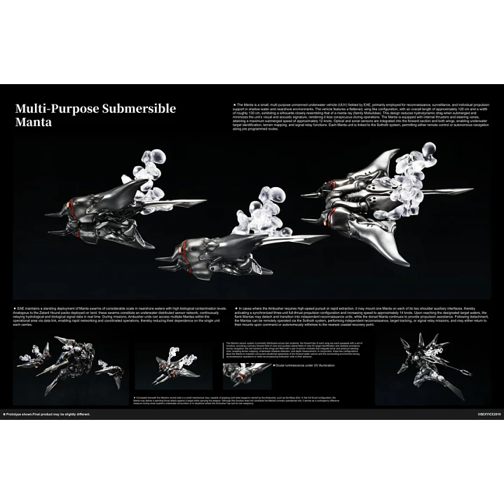 (Pre-Venta) Multipurpose Submersible Manta - Insect Series Biological Weapon SEXYICE - Reconstructed Human Initiative 6