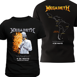 01 MEGADETH - DOBLE ESTAMPADO TOUR
