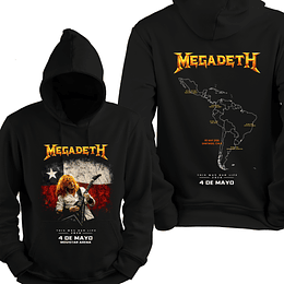 02 MEGADETH - DOBLE ESTAMPADO BANDERA