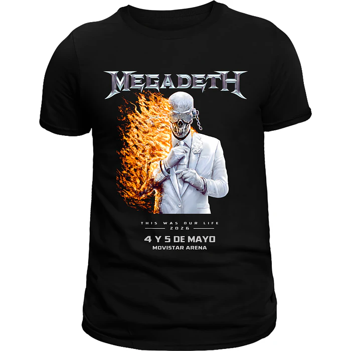01 MEGADETH - DOBLE ESTAMPADO TOUR 2