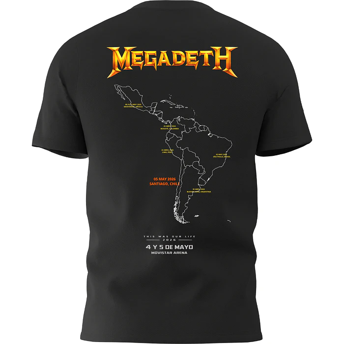 01 MEGADETH - DOBLE ESTAMPADO TOUR 3