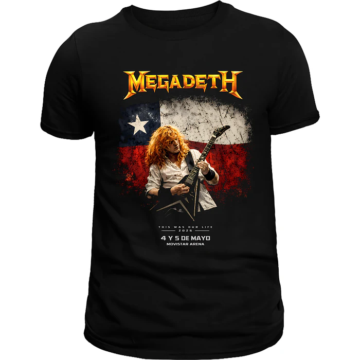 02 MEGADETH - DOBLE ESTAMPADO BANDERA 2