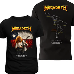 02 MEGADETH - DOBLE ESTAMPADO BANDERA