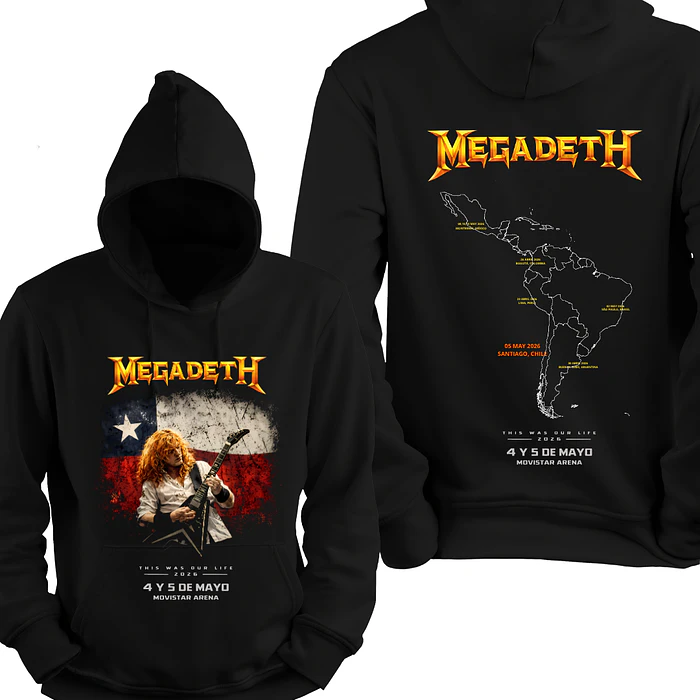 02 MEGADETH - DOBLE ESTAMPADO BANDERA 1