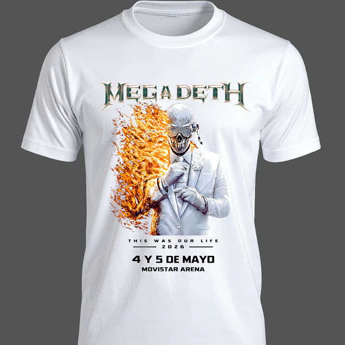 01 MEGADETH - DOBLE ESTAMPADO TOUR 5