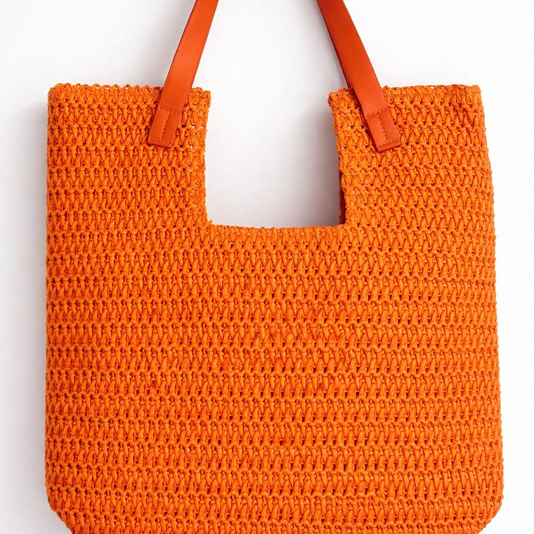 Bolsa de playa naranja 1