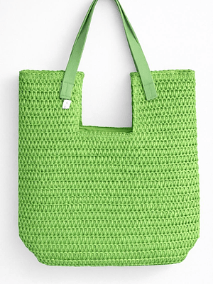 Bolsa de playa verde