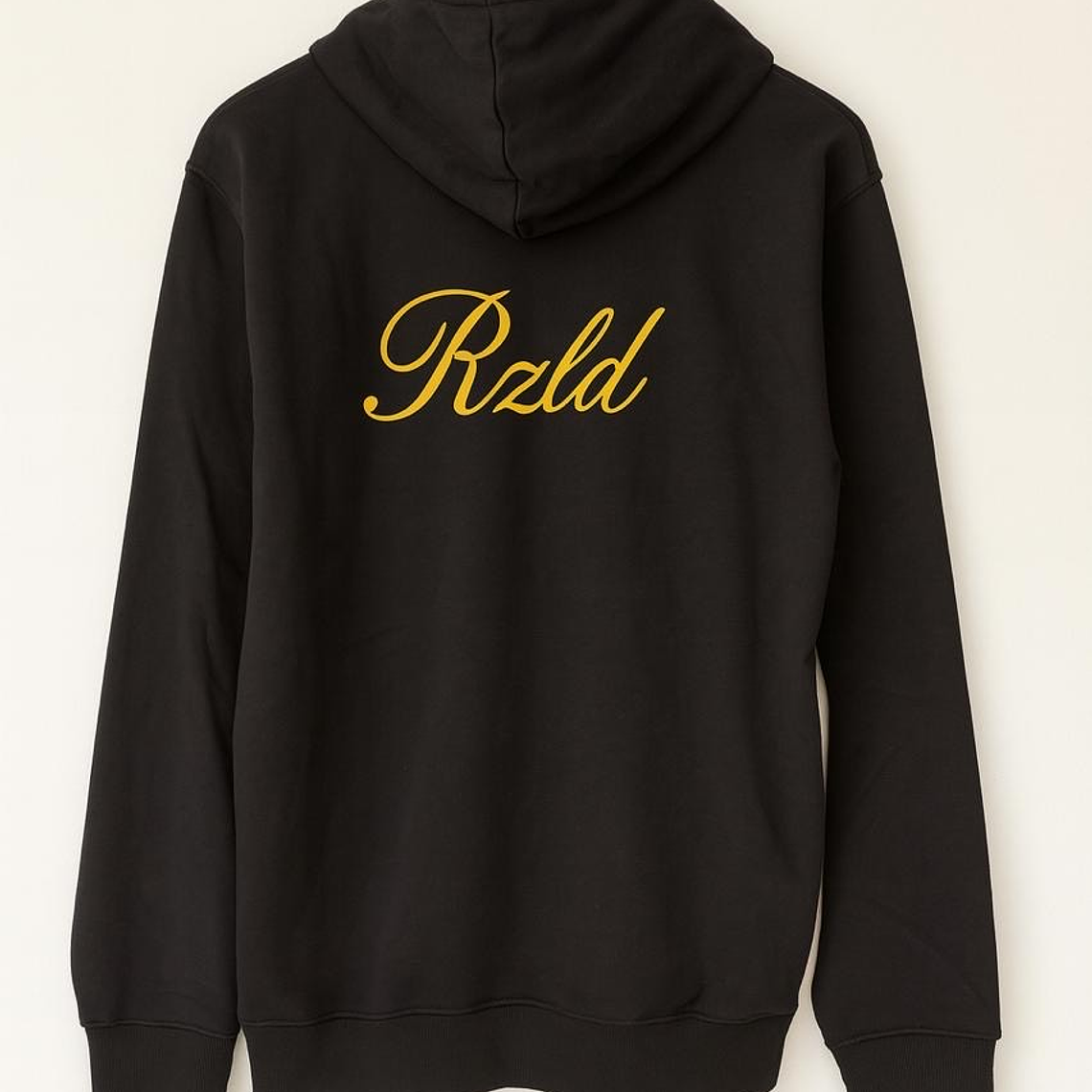 Poleron Negro - Logo Lado Izquierdo - RZLD 2