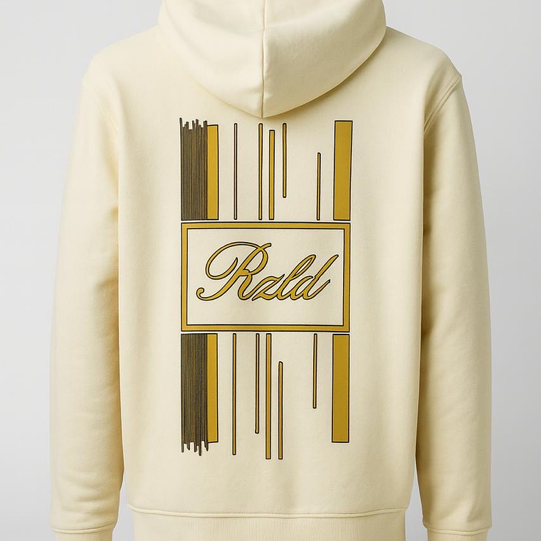 Poleron Beige RZLD - Logo al Medio  2