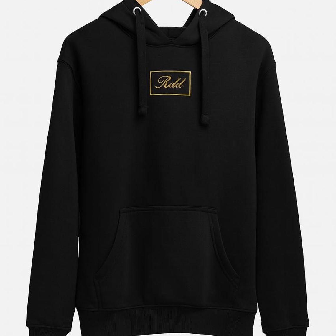 Poleron Negro RZLD - Logo al Medio 1