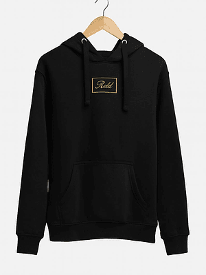 Poleron Negro RZLD - Logo al Medio