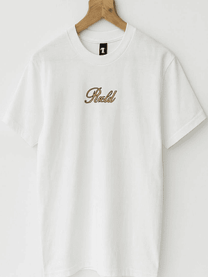 Polera Blanca RZLD - Logo al Medio