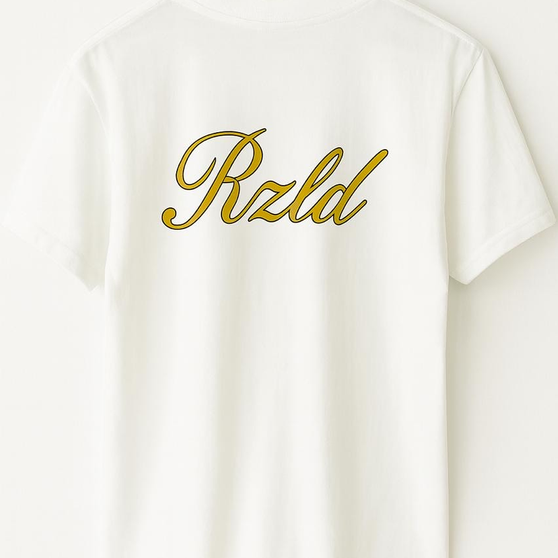 Polera Blanca RZLD - Logo al Medio 2