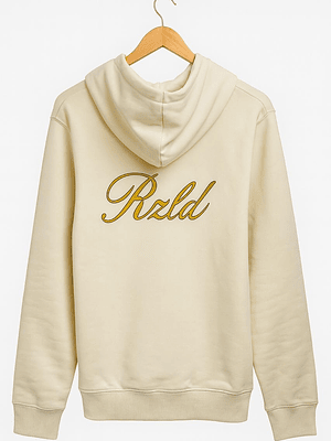 Poleron Beige - Logo Lado Izquierdo - RZLD
