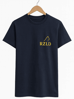 Polera Azul Marino - Logo Gato - RZLD