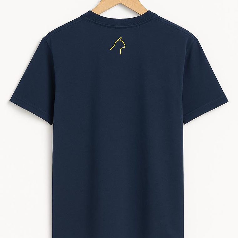 Polera Azul Marino - Logo Gato - RZLD 2